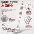 thumbnail image 6 of 2027 New Stainless Steel Meatball Maker, Meatball Maker Spoon, Meatball Spoons, Stainless Steel Meatball Maker Spoon with Hole Convenient Storage Design Long Handle Spoon for Kitchen, Bar, 6 of 7