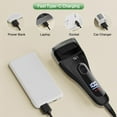 thumbnail image 4 of Wiher Electric Foot Callus Remover, LED Light & Display Electric Foot File, Waterproof Electric Foot Filer, 3 Replacement Rollers & USB-C Charging Foot Sanders for Feet Black, 4 of 7