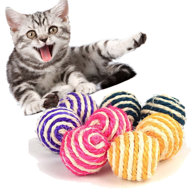 onlyliua Ofertas Juguete para Masticar con Tejido de Cuerda de Sisal para Mascotas, Sonajero, Rascador y Atrapasueños.