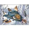 thumbnail image 2 of Kit Punto Cruz Con Pájaros Hilo Algodón Ecológico Bordado 14CT 44x33cm, 2 of 9