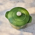 thumbnail image 3 of Staub Cast Iron 1.5-qt Petite French Oven - Pistachio, 3 of 7