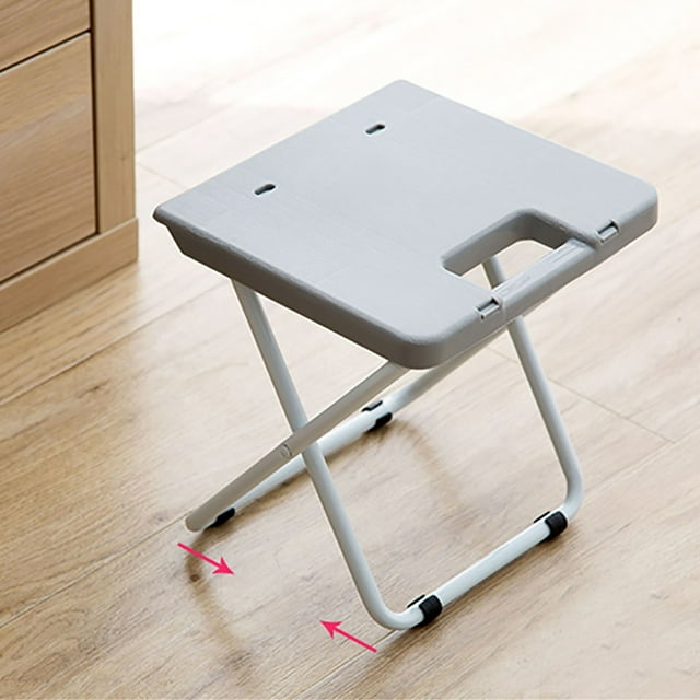 Foldable Stool Portable Small Chair Household Folding Chair Small Folding Stools to Sit on Adults Two Step Folding Stool for Kids Portable Folding Stools for Adults Heavy Duty Homework Desk for Teens