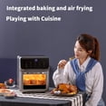 thumbnail image 6 of 10L Large Capacity Electric Air Fryers Oil-free Automatic Household Kitchen 360°Baking Convection Oven Deep Fryer without Oil, 6 of 7