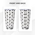 thumbnail image 3 of Uemuo Border Collie Dog Print Travel Coffee Mug ,20oz Double-walled Car Cup ,Stainless Steel Insulated Tumbler Leak-proof Travel Cup Reusable Straw Car Cup-Without Straw, 3 of 8