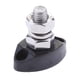 thumbnail image 4 of Bloque de terminales aislado de acero inoxidable de grado marino de 8 mm, negro simple de 8 mm Negro 8mm, 4 of 6