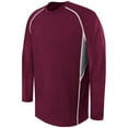 thumbnail image 1 of Adult Long Sleeve Evolution Top Xl Maroon/Graphite/White, 1 of 1