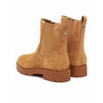 thumbnail image 3 of Lauren Ralph Lauren Effortlessly Chic Camel Suede Ankle Boots Brown (Women's), 3 of 6