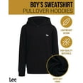 thumbnail image 2 of Lee Boys' Pull Over Hoodie - 3 Pack Soft and Cozy Plain Hooded Sweatshirt for Boys (Sizes: S-XL), 2 of 7