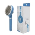 thumbnail image 3 of ACDANC Cat Brush for Shedding,Self Cleaning Cat Brushes for Indoor Cats,Dog Brush,Blue, 3 of 6