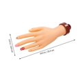 thumbnail image 4 of Flexible Nail Practice Hand Professional Manicure Nail Hand Model with Stand, 4 of 4