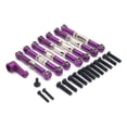 thumbnail image 1 of Vogacara Brazo servo Varilla de enlace ajustable Kit de varillas de unión de control remoto Suministros de piezas Kits de construcción modelo Púrpura, 1 of 6