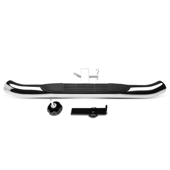 DNA Motoring 37" x 3.25" Pedal Class 3 III 2" Receiver Chrome Trailer Tailgate Hitch Rear Step Bar