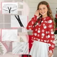 thumbnail image 6 of Xoenoiee Christmas Snowman Snowflake Print Half Zip Hoodies for Girls Kids Xmas Loose Fit Lightweight Hiking Sportswear Oversized Sweatshirt Fashion Clothes Tops with Pocket, Size 11-12 Years, 6 of 7