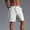 White, variant on Mqqzkk Men's Classic-fits Shorts Button Up Elastic Waistband with Multi-Pocket Daily Wear Walking Summer Outfit