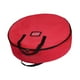thumbnail image 4 of Bolsa de almacenamiento para coronas navideñas, contenedor para guirnaldas navideñas, bolsa de mano para decoración redonda para el hogar, garaje y L roja, 4 of 8