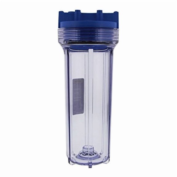 pentek 158008 3/8" npt slim line 10" clear housing
