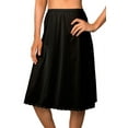 thumbnail image 3 of Women's Shadowline 4711628 Flare Half Slip 28 Inch (White M), 3 of 4