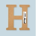 thumbnail image 3 of Plaid Unfinished Wood MDF 5" Letter for DIY Arts and Crafts, H, 3 of 7