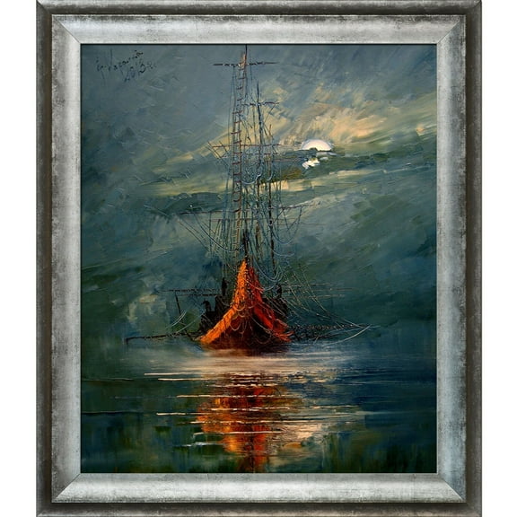 La Pastiche  Justyna Kopania Moon Framed Fine Art Print