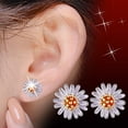thumbnail image 1 of Xihbxyly Liquidación de verano Pendientes en cobres y moda, 2 pares/juego en pendientes para regalos en joyería de mujer, 1 of 6