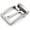 Hairline Silver - H05773c, variant on 1.5 Inches Clamp Belt Buckle for Replacement or Leather Craft HRBK (Hairline Gunmetal - H05530C)