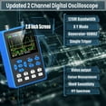 thumbnail image 3 of DSO2512G Oscilloscope - 2-in-1 Digital Oscilloscope & DDS Signal Generator, 120Mhz Bandwidth 500MSa/S Sampling Rate, 3 of 6