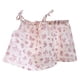 thumbnail image 1 of Odeerbi 1-12 Años Niñas Conjuntos de Verano Camisola Floral de Algodón Tops Shorts Two-Pijamas Acondicionados Para El Hogar, 1 of 3