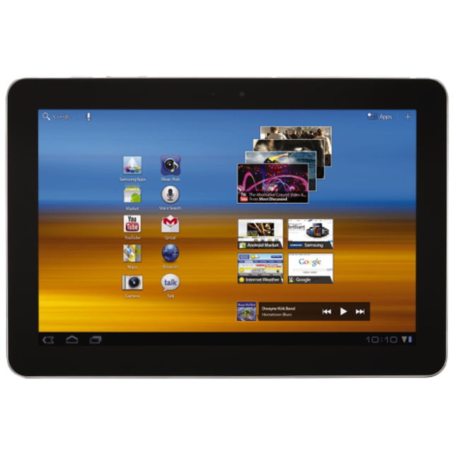 Samsung Galaxy GT-P7510/M16 Tablet, 10.1" WXGA, Cortex A9 Dual-core (2 Core), 1 GB RAM, 16 GB Storage, Android 3.1 Honeycomb, Metallic Gray - Walmart.com