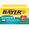 Bayer Women's Low Dose + Calcium Aspirin Pain Reliever/Calcium Supplement - 81 Mg