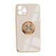 thumbnail image 1 of Funda de TPU impermeable con protección para iPhone 12 Beige para 12 Pro, 1 of 8