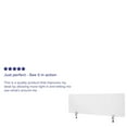 thumbnail image 4 of BizChair Clear Acrylic Desk Partition, 18"H x 55"L (Hardware Included), 4 of 9