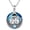 Mushroom-2, variant on Moonstone Necklace Sterling Silver Cross/Drgaon/Mushroom/Crescent Moon/Pentagram/Talisman Pendant Necklace Celtic Knot Jewelry Gifts for Women
