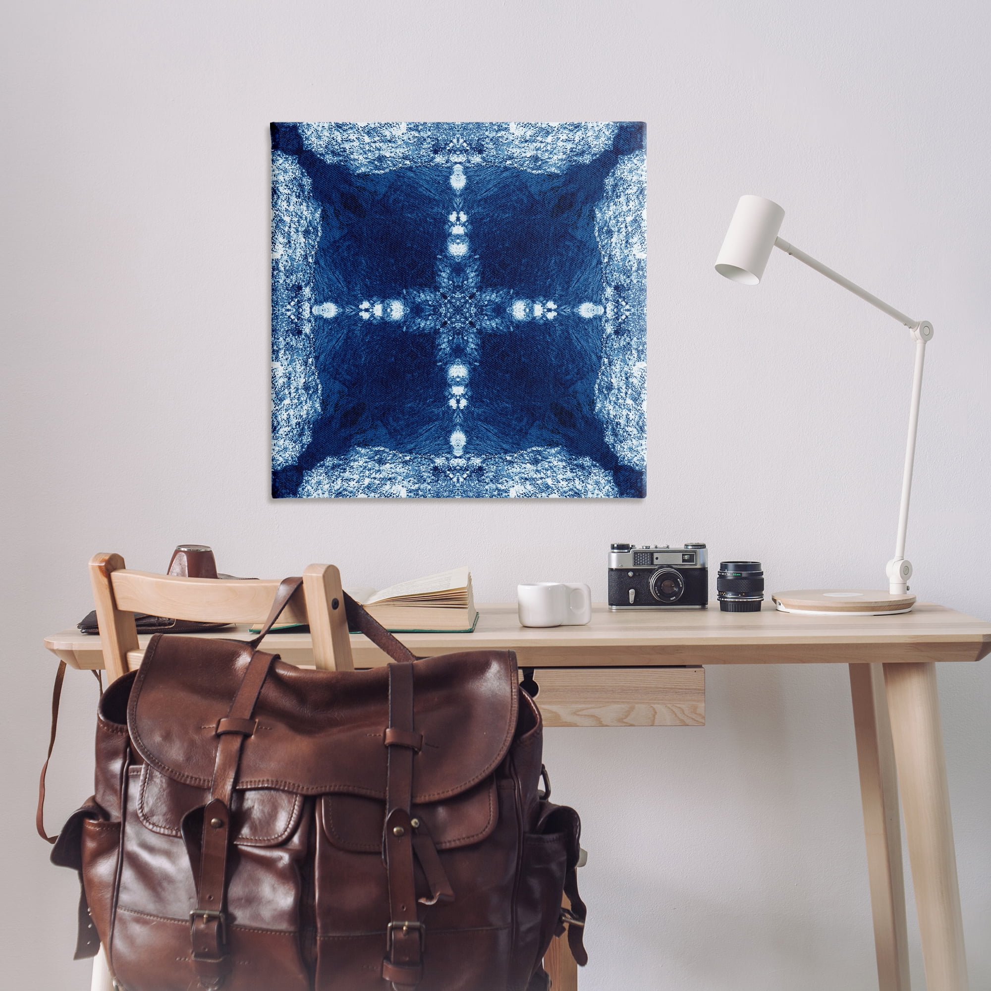 Stupell Industries Elegant Mosaic Style Pattern Abstract Painting Wrapped Canvas Art Print Wall Art, 36 x 36