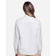 thumbnail image 3 of Harriton M580LW Women's Key West Long Sleeve Performance Staff Shirt-White-L, 3 of 5