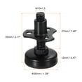 thumbnail image 2 of Furniture Levelers, 4 Pack 3/8''-16 - Adjustable Furniture Leveling Feet with T-Nut Kit for Chairs (Black), 2 of 6