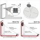thumbnail image 5 of 2X Soporte de Pared para , Soporte de Montaje para , Juego de Soportes para Suspensiones, Soporte para Accesorios, 5 of 6