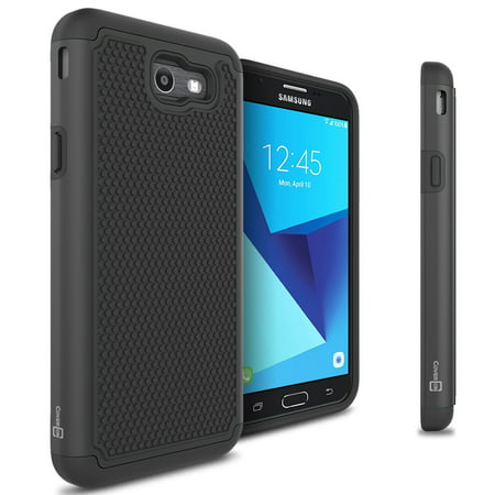 CoverON Samsung Galaxy J7 Prime / J7 Sky Pro / Halo Case, HexaGuard Series Hard Phone