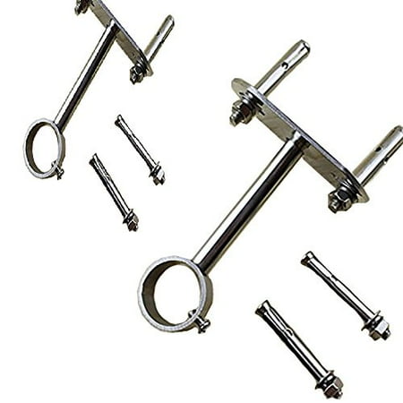 Easy2hang Curtain Rod Brackets For Ceiling Wall Or End Mounting 2pack Up To 1 1 4 In Diameter