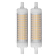 thumbnail image 1 of 2Pcs R7S LED Light Bulb 118mm Dimmable 15W 154 LEDs Double Ended Floodlight for Home Night Advertising Lighting 220V Warm Light, 1 of 14