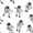 Astronaut Pattern, variant on Yayeee Window Curtains Light Filtering 63"x42" Grommet Panel Pair Home Living Room Decor, Astronaut Planet