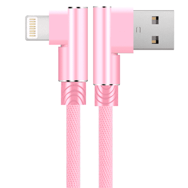 Phone Charger Cable, [Apple MFi Certified] Lightning Cable 6ft Nylon Braided USB Fast Charging Cord Compatible with iPhone 11 Xs Max X XR 8 7 6s 6 Plus SE 5 5s 5c, iPad, iPod - Pink
