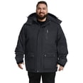 thumbnail image 3 of Soularge Men's Big and Tall Winter Coat Warm Puffer Jacket Hooded Windproof Winter Puffer Coat Gray 5X, 3 of 10