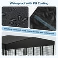 thumbnail image 2 of Outdoor Dog Kennel Cover 9.8x9.8 ft, DOMIPET Waterproof UV-Resistant Cover, Replacement Top Covers for Multiple Brands of Dog Kennels, 2 of 7