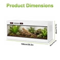 thumbnail image 2 of Reptile Tank, Front Opening Reptile Enclosure Terrarium with Sliding Doors, Top Ventilation, Stackable White Cage for Lizards and Snakes，Dual- temperature control, 2 of 9