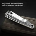 thumbnail image 1 of Stainless Steel Nail Cuticle Cutter Nipper Clipper | Professional Manicure Pedicure Tool | Plastic Handle | Durable & Comfortable | 8cm Length | For Thick/Ingrown Toenails | 1 Piece, 1 of 7