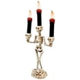 thumbnail image 6 of Northlight Dripping Flameless Candles Skeleton Halloween Candelabra - 14.5" - Amber Lights, 6 of 10