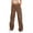 Brown womens pants, variant on Wycnly Womens Cargo Pants Work Pants for Women Button Mid Waist Loose Straight Leg Cargo Pants Women Trendy Casual Solid Lightweight Long Pants Trousers Pocket Fall
