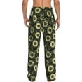 thumbnail image 3 of Xecao Sunflowers Men's Straight Lounge Pajama Pants: The Ultimate in Comfortable Sleepwear, 3 of 9