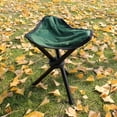 thumbnail image 2 of QHUDLV Outdoor Tripod Stool Portable Foldable Small 3-Legged Canvas Chair for Hiking Camping Fishing Picnic Beach BBQ Travel Backpacking Garden Seat, 2 of 5