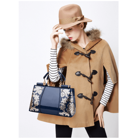 ZBH Women s Handbags Designer Purses Satchel Totes Structured Shoulder Bags Walmart